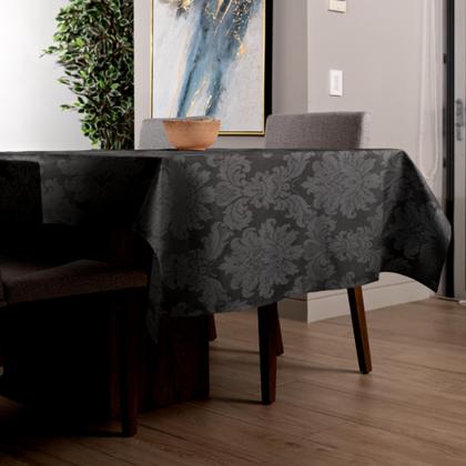 Imagem de Toalha De Mesa Tecido Jacquard Retangular Grande 1,40 X 2,20