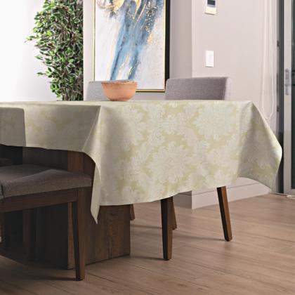 Imagem de Toalha De Mesa Tecido Jacquard Retangular Grande 1,40 X 2,20