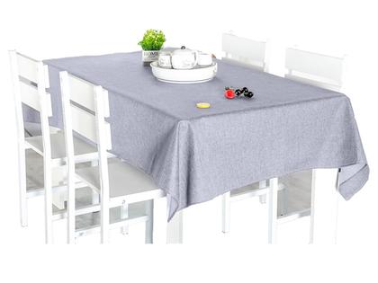 Imagem de Toalha De Mesa Tecido Linho Rustico Para Mesa De Até 6 Lugares