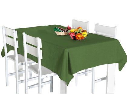 Imagem de Toalha De Mesa Tecido Linho Rustico Para Mesa De Até 6 Lugares