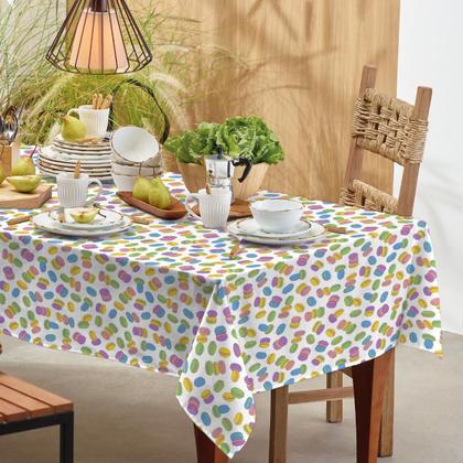 Imagem de Toalha de mesa teka basic retangular 6 lugares 140 x 210 cm