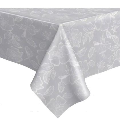 Imagem de Toalha De Mesa Térmica Pvc Impermeável Branca S 2,50 X 1,40