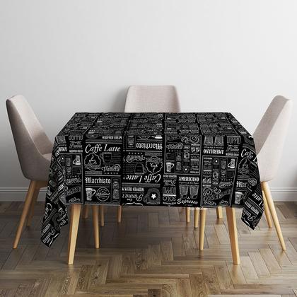 Imagem de Toalha De Mesa Térmica Pvc Impermeável Café 1,40 X 2,50