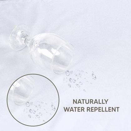 Imagem de Toalha de mesa Utopia Kitchen, pacote com 2, 1,8 x 3 m, retangular, branca