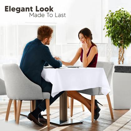 Imagem de Toalha de mesa Utopia Kitchen, pacote com 2, 1,8 x 3 m, retangular, branca