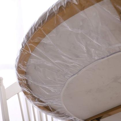 Imagem de Toalha de mesa Walrus Clear Vinyl impermeável para mesa redonda