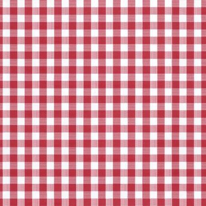 Imagem de Toalha De Mesa Xadrez Vermelho E Branco Retangular 6 Lugares