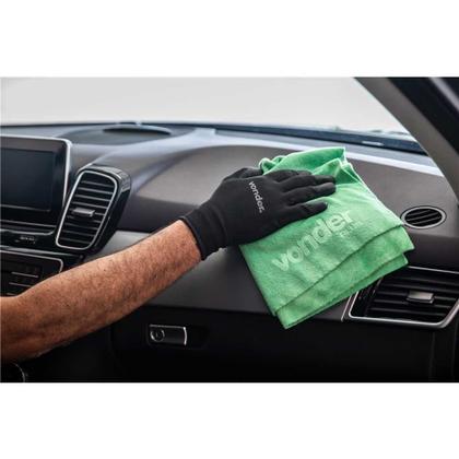 Imagem de Toalha de microfibra, 40 cm x 60 cm, 400 g/m² (gsm), verde, VONDER PLUS