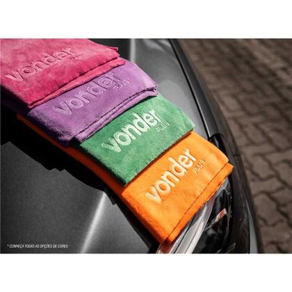 Imagem de Toalha de microfibra, 40 cm x 60 cm, 400 g/m² (gsm), verde, VONDER PLUS