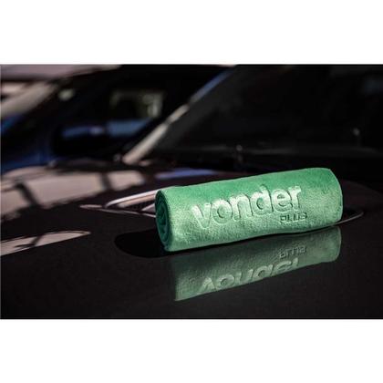 Imagem de Toalha de microfibra, 40 cm x 60 cm, 400 g/m² (gsm), verde, VONDER PLUS