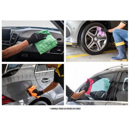 Imagem de Toalha de microfibra, 40 cm x 60 cm, 400 g/m² (gsm), verde, VONDER PLUS