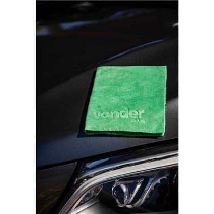 Imagem de Toalha de microfibra, 40 cm x 60 cm, 400 g/m² (gsm), verde, VONDER PLUS