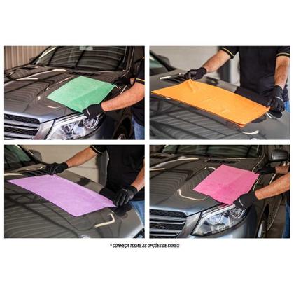 Imagem de Toalha de microfibra, 40 cm x 60 cm, 400 g/m² (gsm), verde, VONDER PLUS