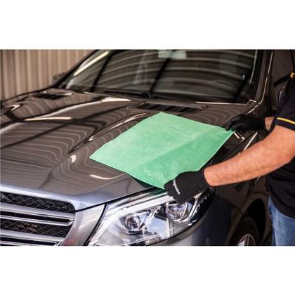 Imagem de Toalha de microfibra, 40 cm x 60 cm, 400 g/m² (gsm), verde, VONDER PLUS