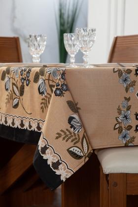 Imagem de Toalha De Natal Mesa Retangular Linhão 2,20m X 1,50m 6 Lugares