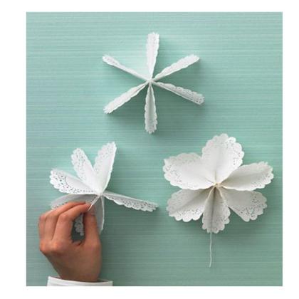 Imagem de Toalha De Papel Pvc Redonda Rendada 7 Peças Para Decoração