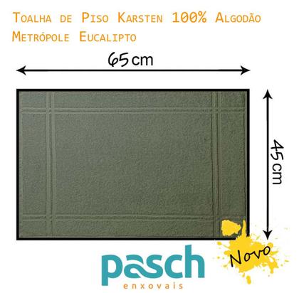 Imagem de Toalha De Piso Karsten 100% Algodão Metrópole 45 X 65cm