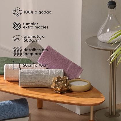 Imagem de Toalha de Piso Loft Algodão 50x70cm 600 g por m² Appel
