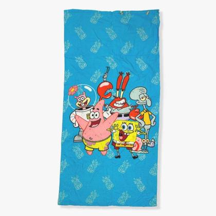 Imagem de Toalha de Praia 2 em 1 c/ Sacola Bob Esponja - ZonaCriativa