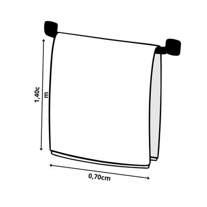 Imagem de Toalha de Praia Piscina 140x70cm Estampada 100% Poliéster Macia