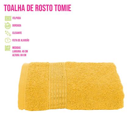 Imagem de Toalha de Rosto Academia Banheiro Lavabo 48x80cm Algodão