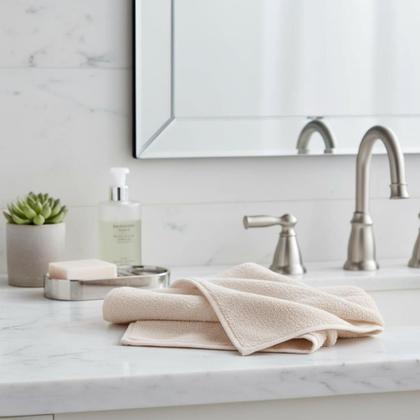 Imagem de Toalha De Rosto Avulsa 100% Algodão Velour 45x80cm