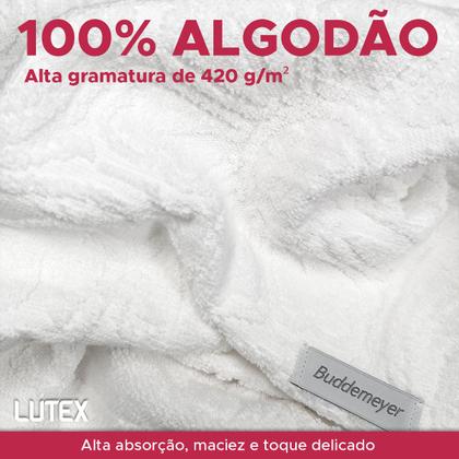 Imagem de Toalha de Rosto Avulsa Buddemeyer 100% Algodão Fibra Longa Jacquard 48 x 80 - Felpuda Macia Grossa