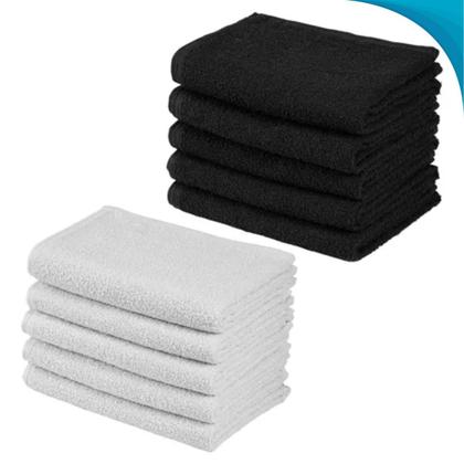 Imagem de Toalha de Rosto Branca Absorvente e Resistente Perfeita Para Presente Com Garantia