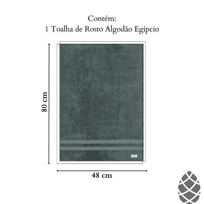 Imagem de Toalha de Rosto Buddemeyer Avulsa 100% Algodão Egípcio 48x90