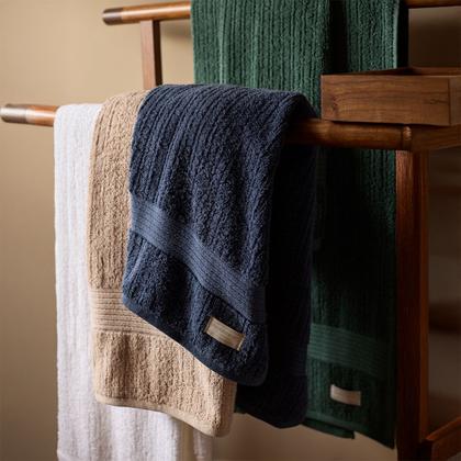 Imagem de Toalha De Rosto Buddemeyer Fio Penteado Canelado 100% Algodão Ultrasoft