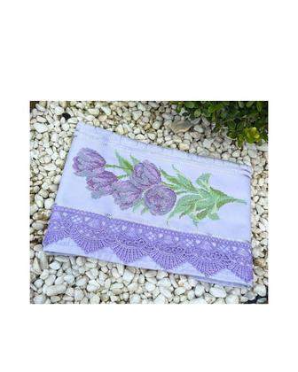 Imagem de Toalha de Rosto com Bordado Floral