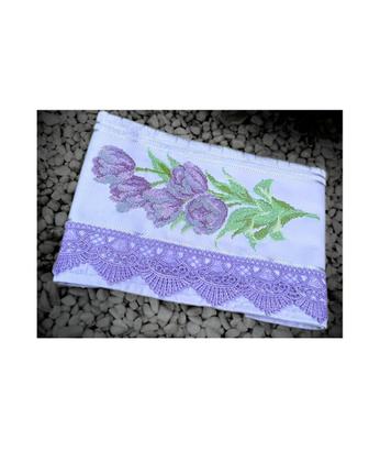 Imagem de Toalha de Rosto com Bordado Floral