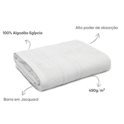 Imagem de Toalha de Rosto Mêmphis - Algodão Egípicio