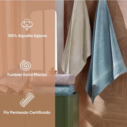 Imagem de Toalha de Rosto Mêmphis - Algodão Egípicio