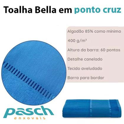 Imagem de Toalha De Rosto Para Bordar Aveludada Bella Liso Dohler