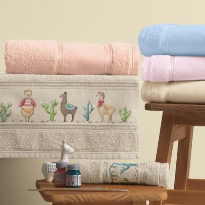 Imagem de Toalha de Rosto para Pintar Karsten Bruna II Baby Blue