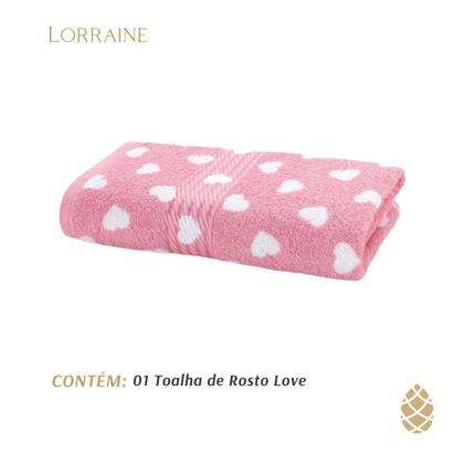 Imagem de Toalha De Rosto Prisma Döhler 50x80cm 100% Algodão Love