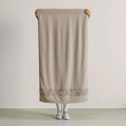 Imagem de Toalha de Rosto Yuna Karsten 48x80cm Fio Cardado Toque Aveludado e Absorvente