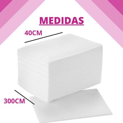 Imagem de Toalha descartável manicure 20x30cm alta absorção 50unidades