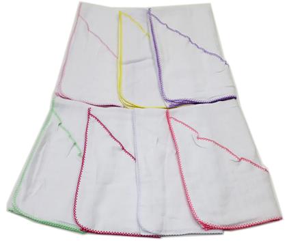 Imagem de Toalha Fralda Bebê Quadriculada 68x78cm Com Capuz