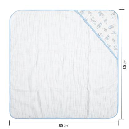 Imagem de Toalha Fralda Papi Soft Com Capuz Estampada COLEÇÃO 2021 NOVAS ESTAMPAS