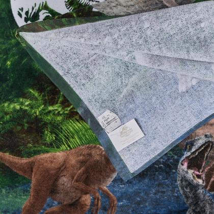 Imagem de Toalha Franco Kids Jurassic World Dominion Blue Velociraptor