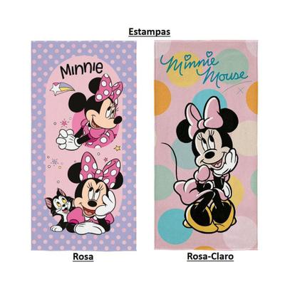 Imagem de Toalha Infantil Aveludada Estampada Minnie - Lepper