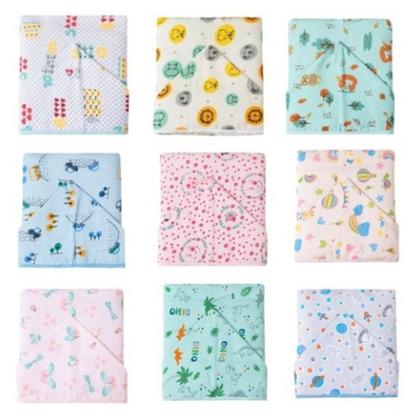 Imagem de Toalha Infantil Felpuda C/ Capuz e Forro de Fralda 90 x 70 cm Papi Karinho