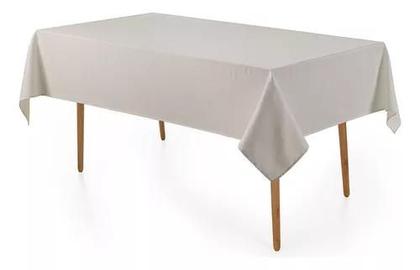 Imagem de Toalha Mesa Caetano Karsten 1,60x3,20m 10 Lugares Retangular Cor Branca