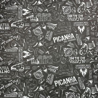 Imagem de Toalha Mesa Festa TNT Boteco Cerveja Churrasco Por Metro