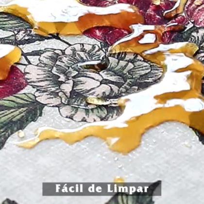 Imagem de Toalha Mesa Limpeza Pratica 6 Lugares 220x145 Magda Sultan