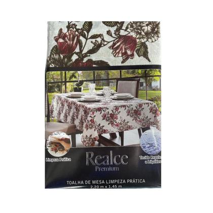 Imagem de Toalha Mesa Limpeza Pratica 6 Lugares 220x145 Magda Sultan