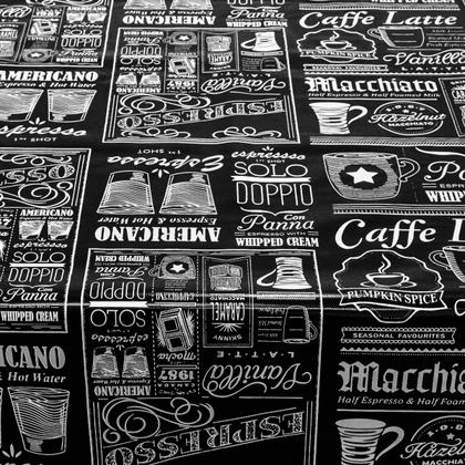 Imagem de Toalha Mesa Plástica Térmica Café 6 e 8 lugares 2,20