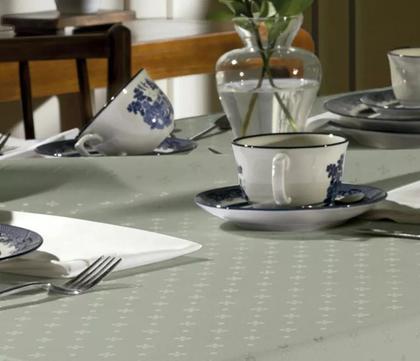 Imagem de Toalha Mesa Quadrada 140x140cm Requinte TJ 5796 Verde Dohler